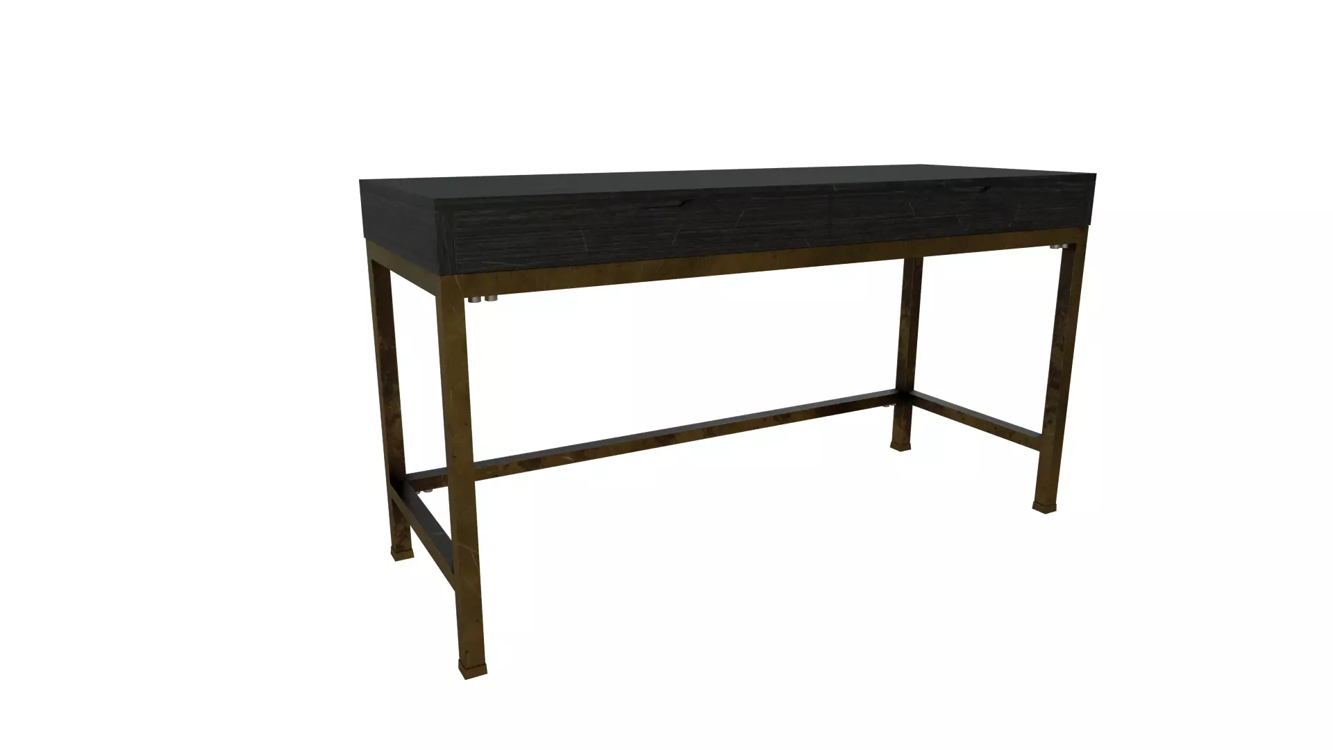 Desk Aerne-40 Low-poly 3D model_0