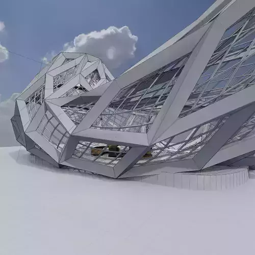 Sci fi interior loft