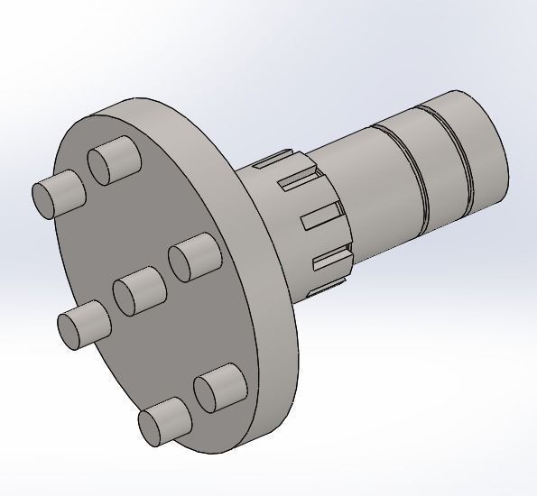 Robotic arm 6 DOF 3D model_8
