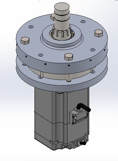 Robotic arm 6 DOF 3D model_6