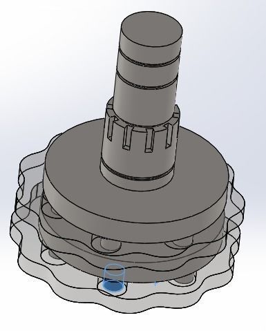 Robotic arm 6 DOF 3D model_7