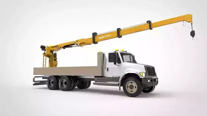 Loader Crane Low-poly 3D model