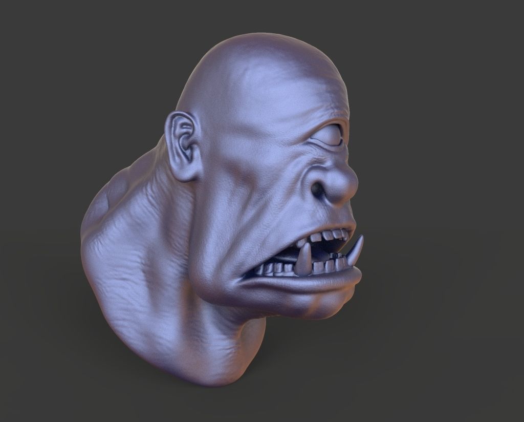 HEAD-F1 high poly sculpt 3D model 3D model_1