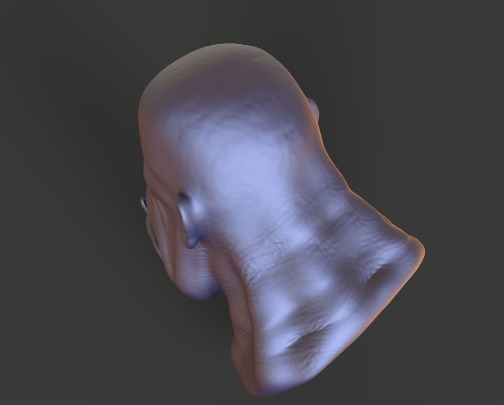 HEAD-F1 high poly sculpt 3D model 3D model_4