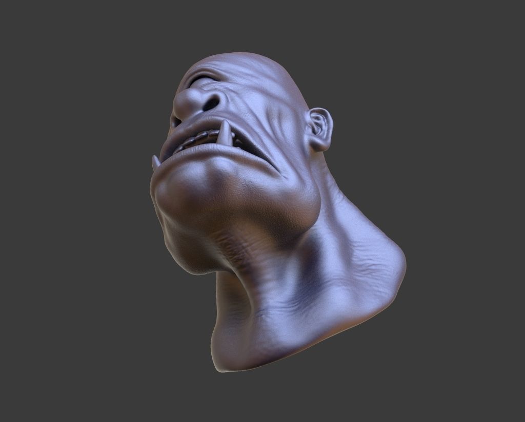 HEAD-F1 high poly sculpt 3D model 3D model_5