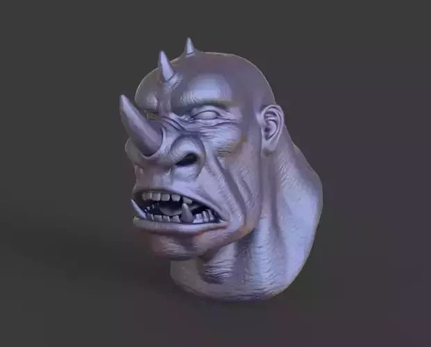 HEAD-F2 high poly sculpt 3D model
