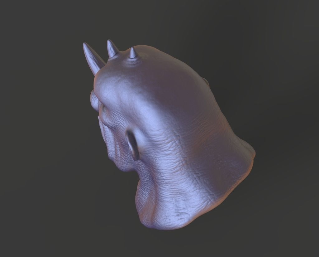 HEAD-F2 high poly sculpt 3D model 3D model_4