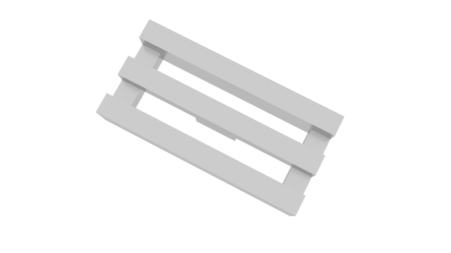 Metallic Lego Grille 3D model_12