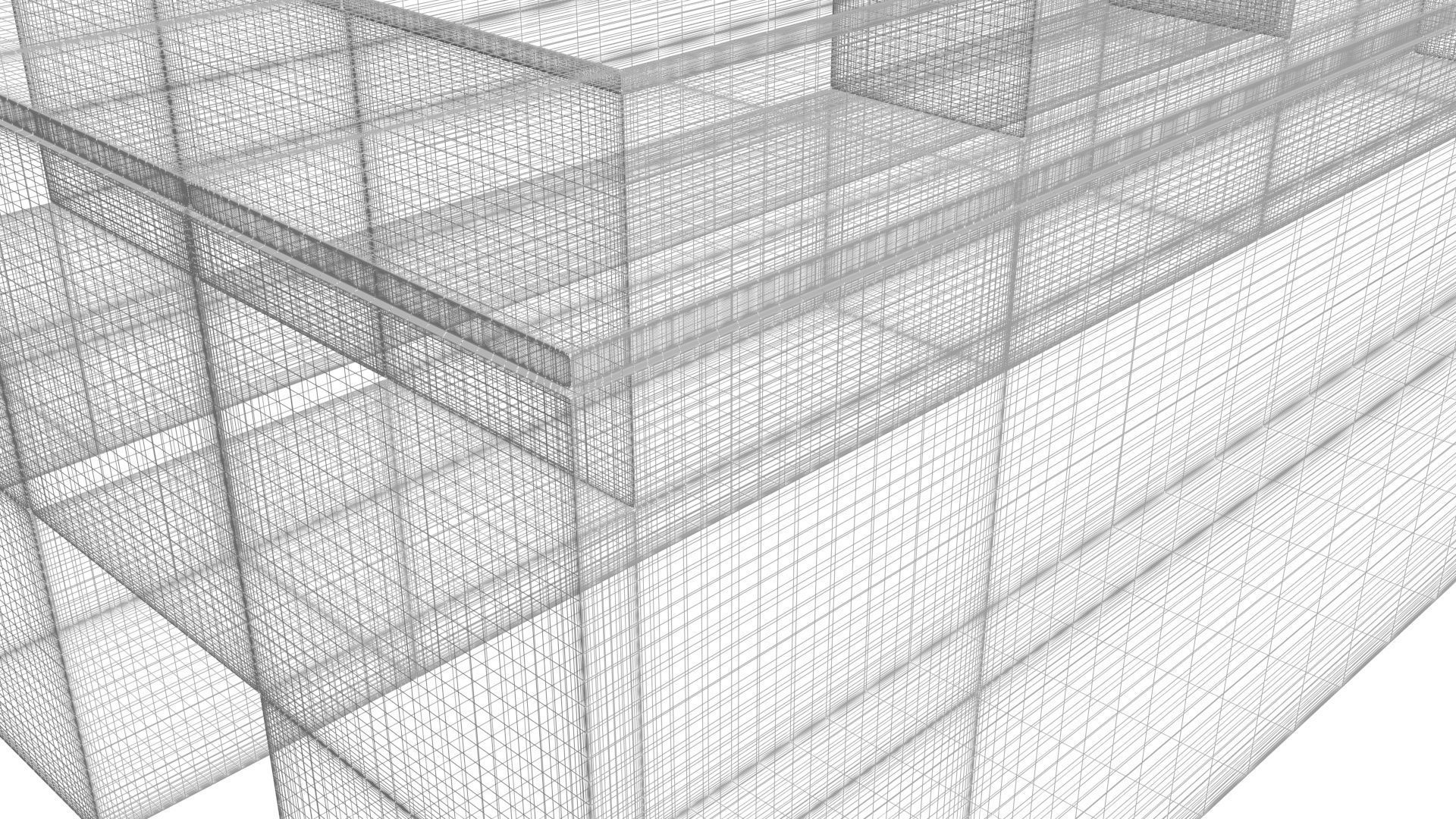 Metallic Lego Grille 3D model_22