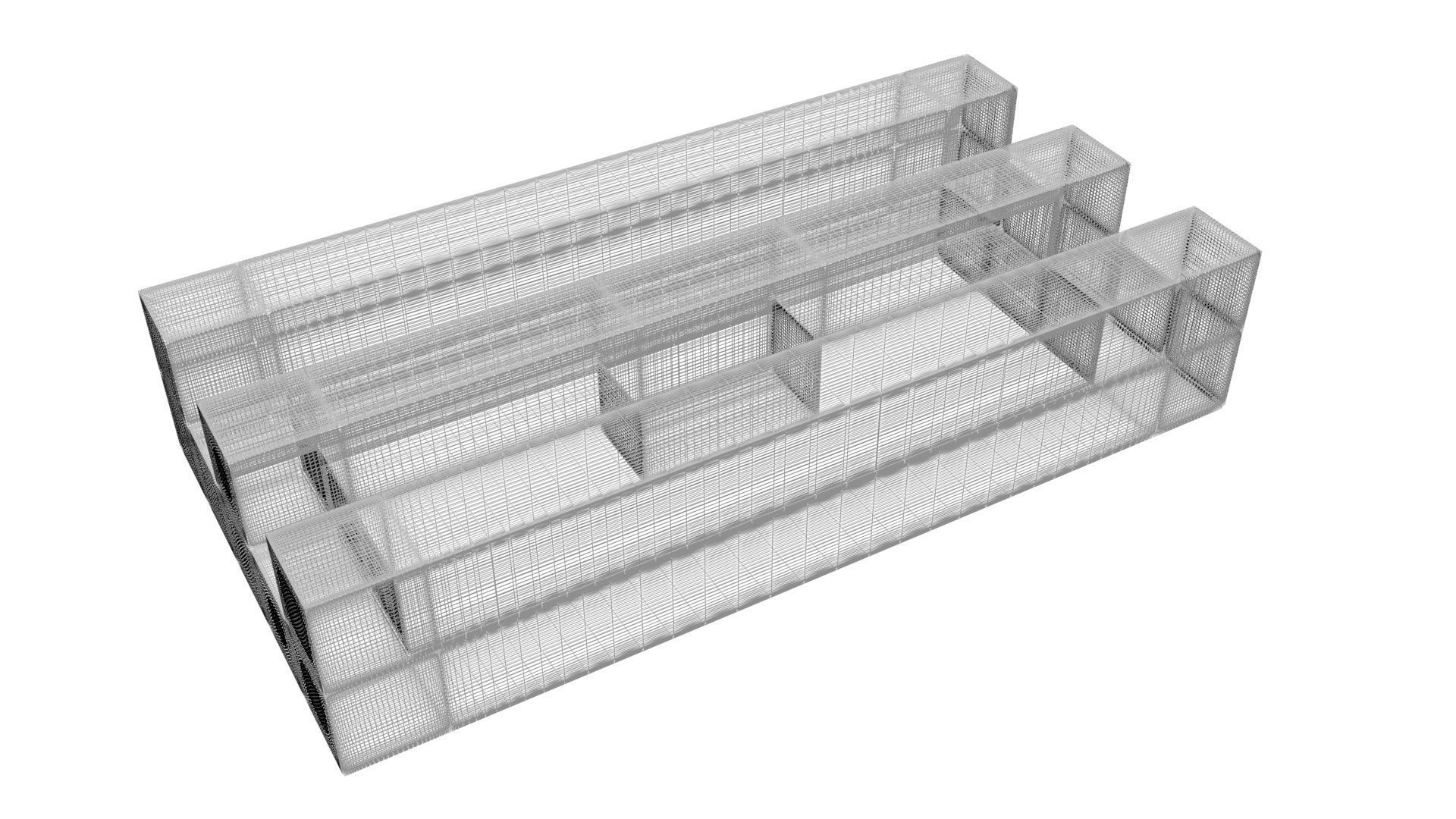 Metallic Lego Grille 3D model_19