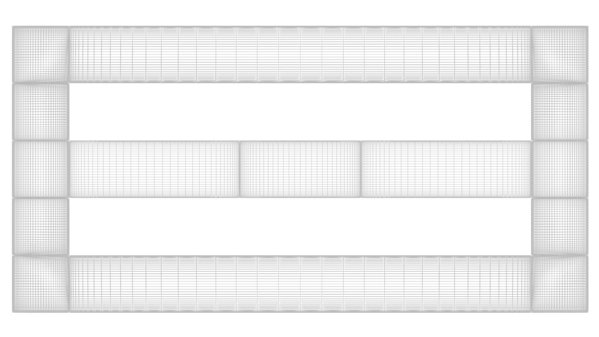 Metallic Lego Grille 3D model_23