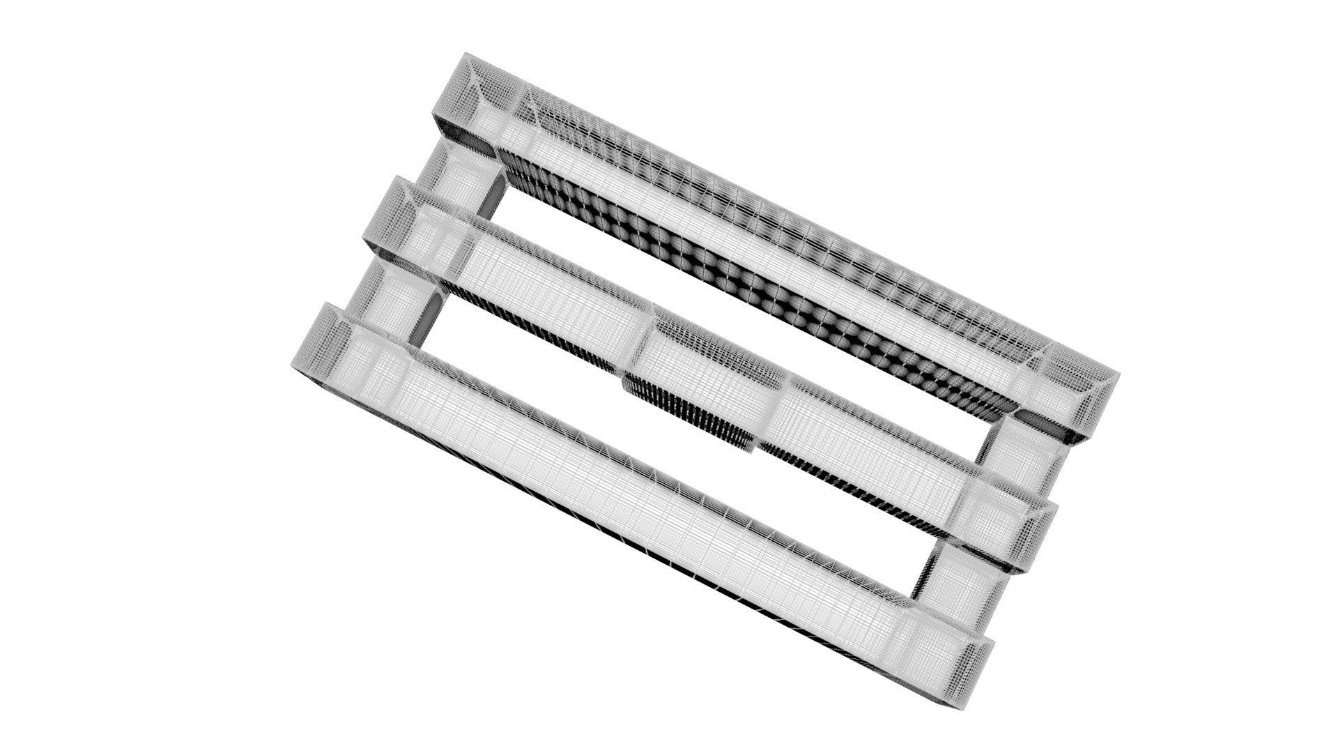 Metallic Lego Grille 3D model_18