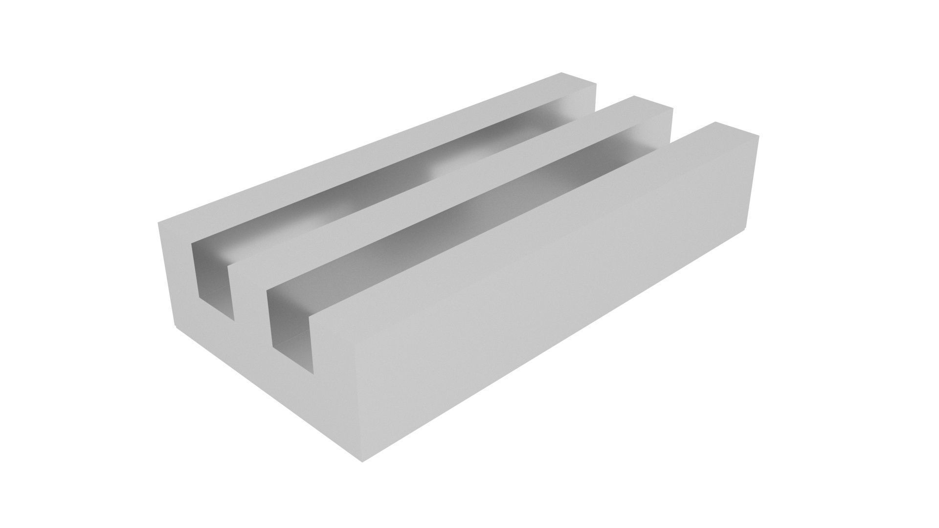 Metallic Lego Grille 3D model_9