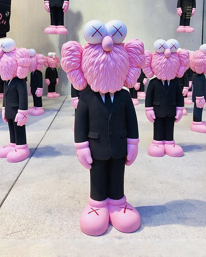 Kaws BFF Dior for Print Low-poly 3D print model