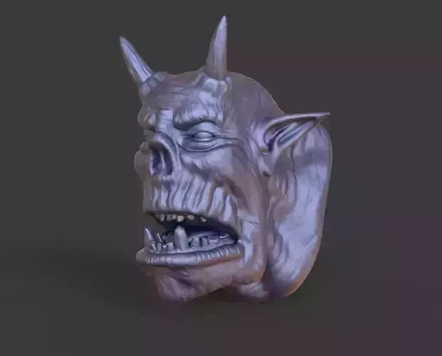 HEAD-F6  high poly sculpt 3D model