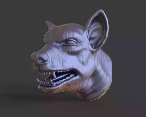 HEAD-F8  high poly sculpt 3D model