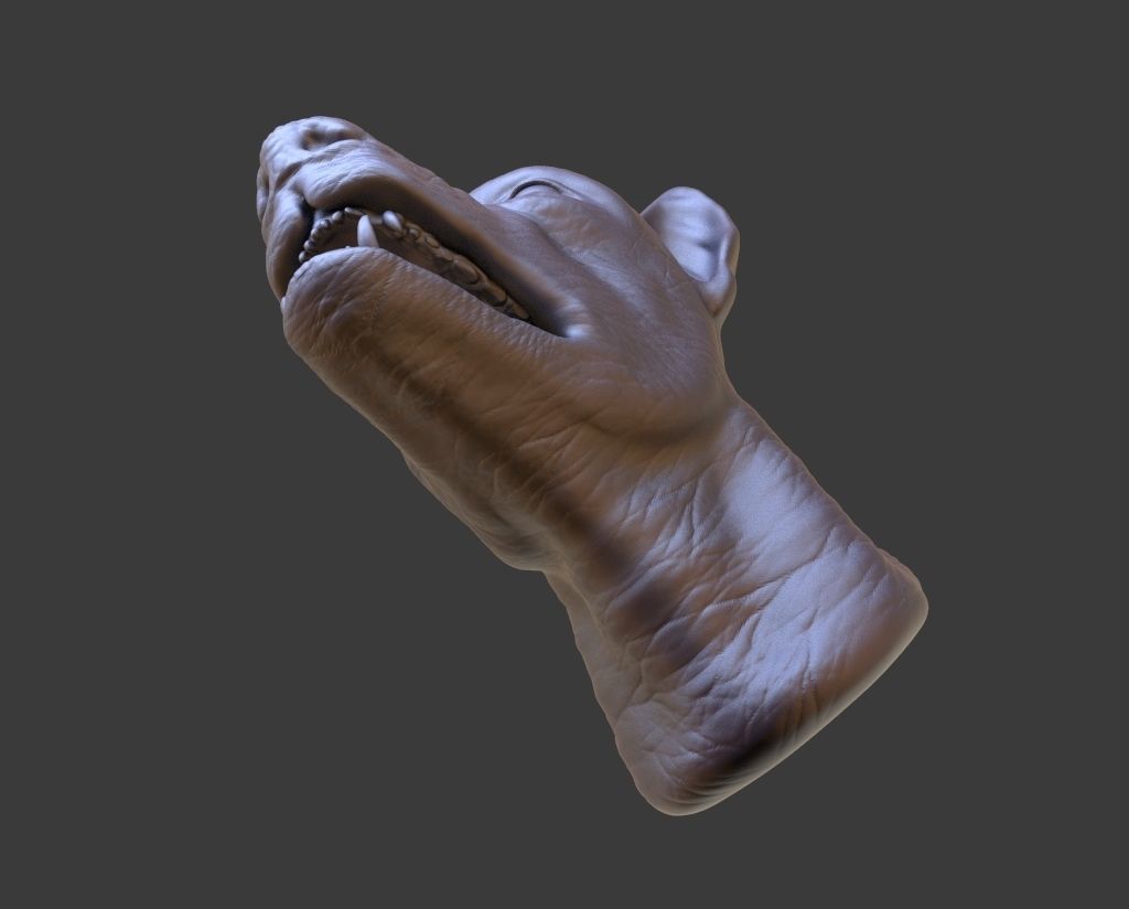 HEAD-F11  high poly sculpt 3D model 3D model_5