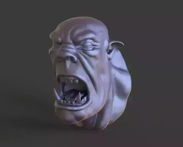 HEAD-F12 high poly sculpt 3D model 3D model