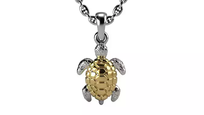 Turtle pendant 