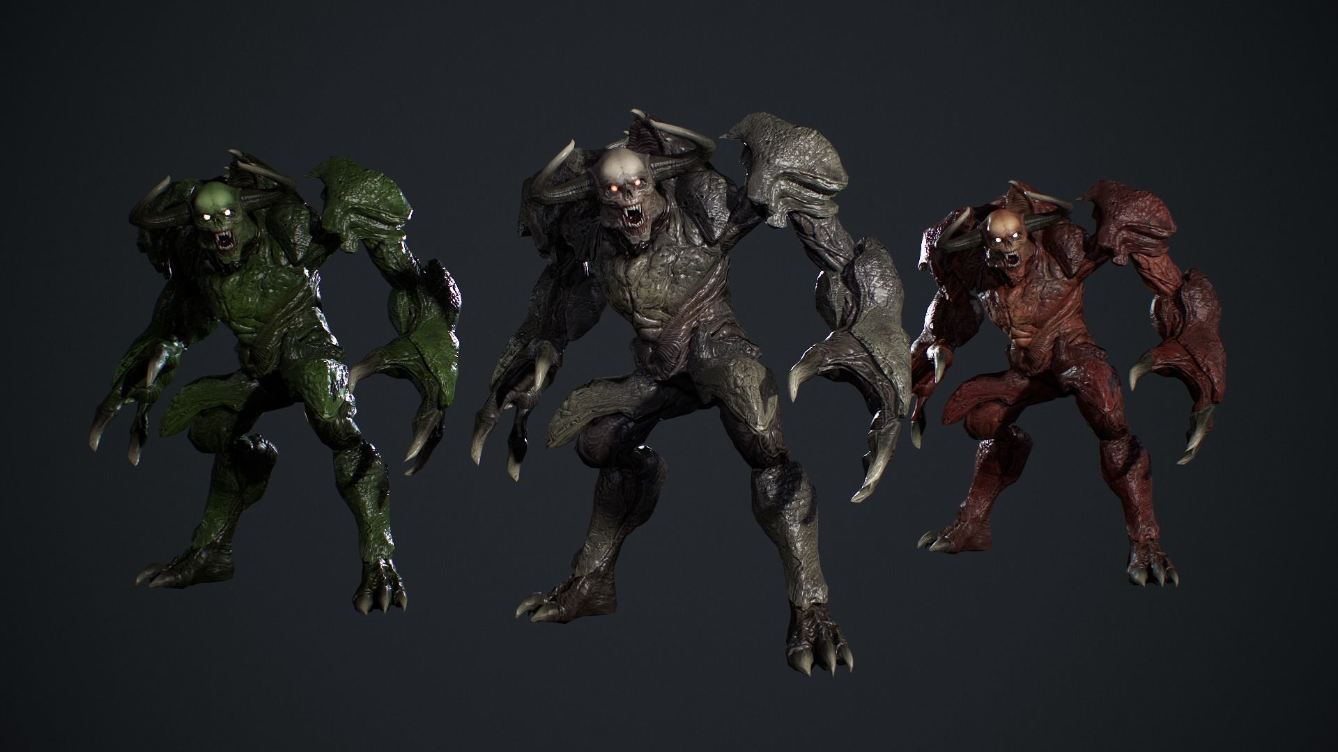 Hell Demon Super Pack 2 3D Model Collection_18