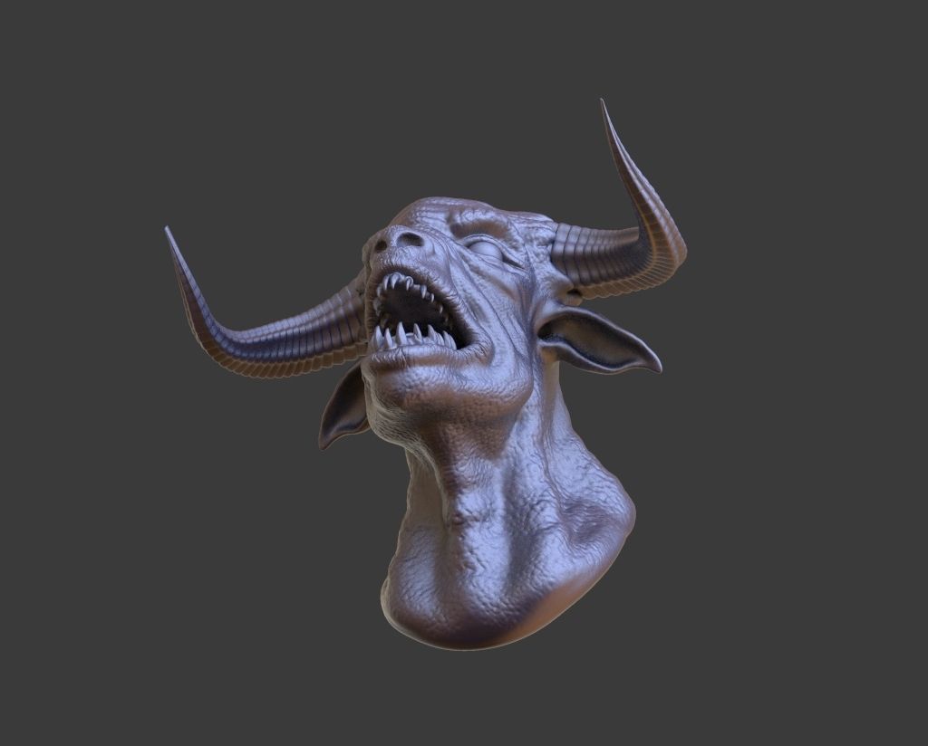 HEAD-F14  high poly sculpt 3D model 3D model_5