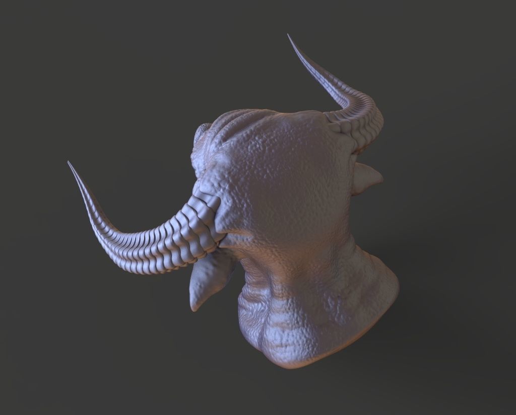 HEAD-F14  high poly sculpt 3D model 3D model_4