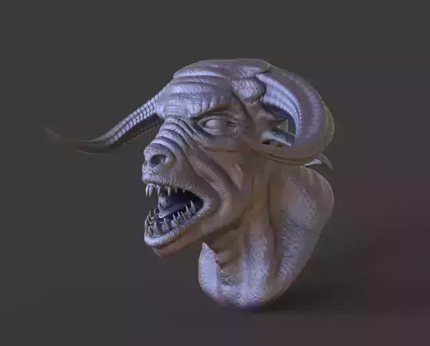 HEAD-F14  high poly sculpt 3D model 3D model