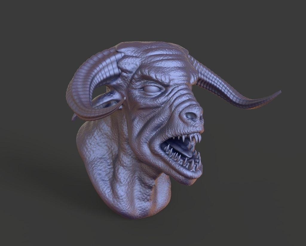 HEAD-F14  high poly sculpt 3D model 3D model_1