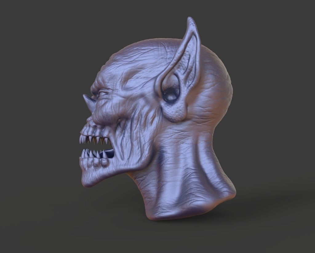 HEAD-F15  high poly sculpt 3D model 3D model_3