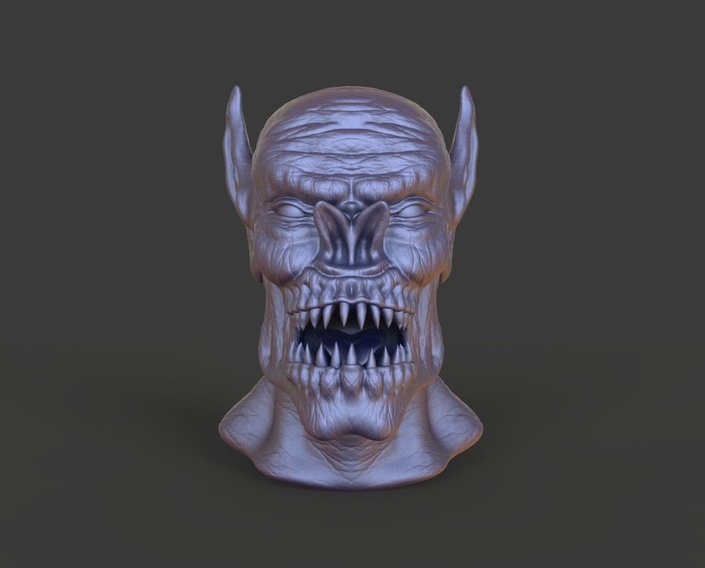 HEAD-F15  high poly sculpt 3D model 3D model_2
