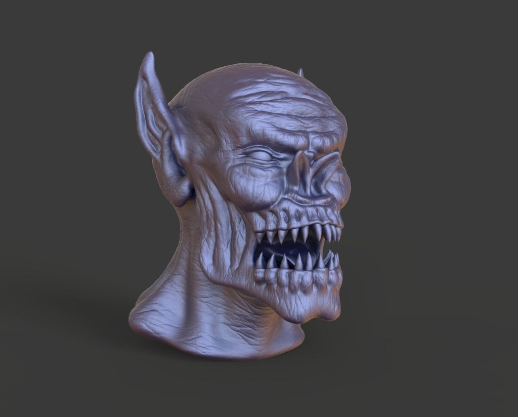 HEAD-F15  high poly sculpt 3D model 3D model_1