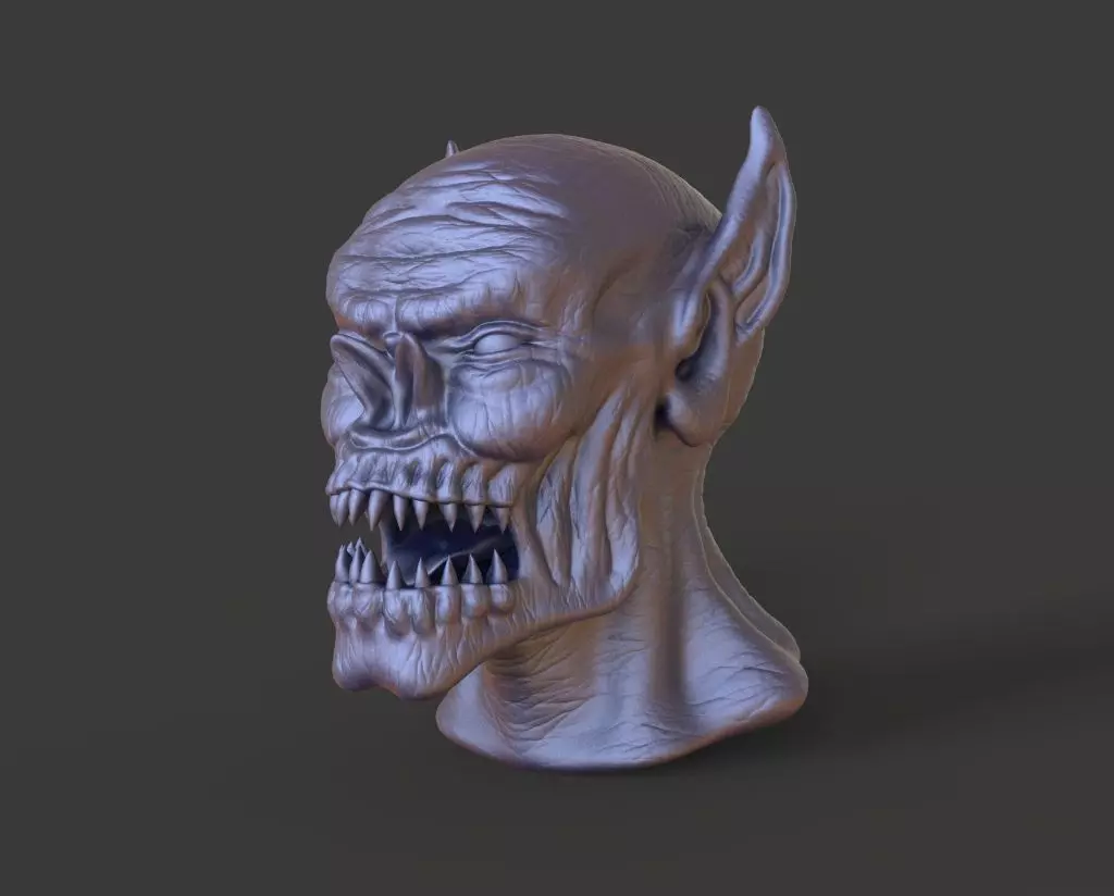 HEAD-F15  high poly sculpt 3D model 3D model_0