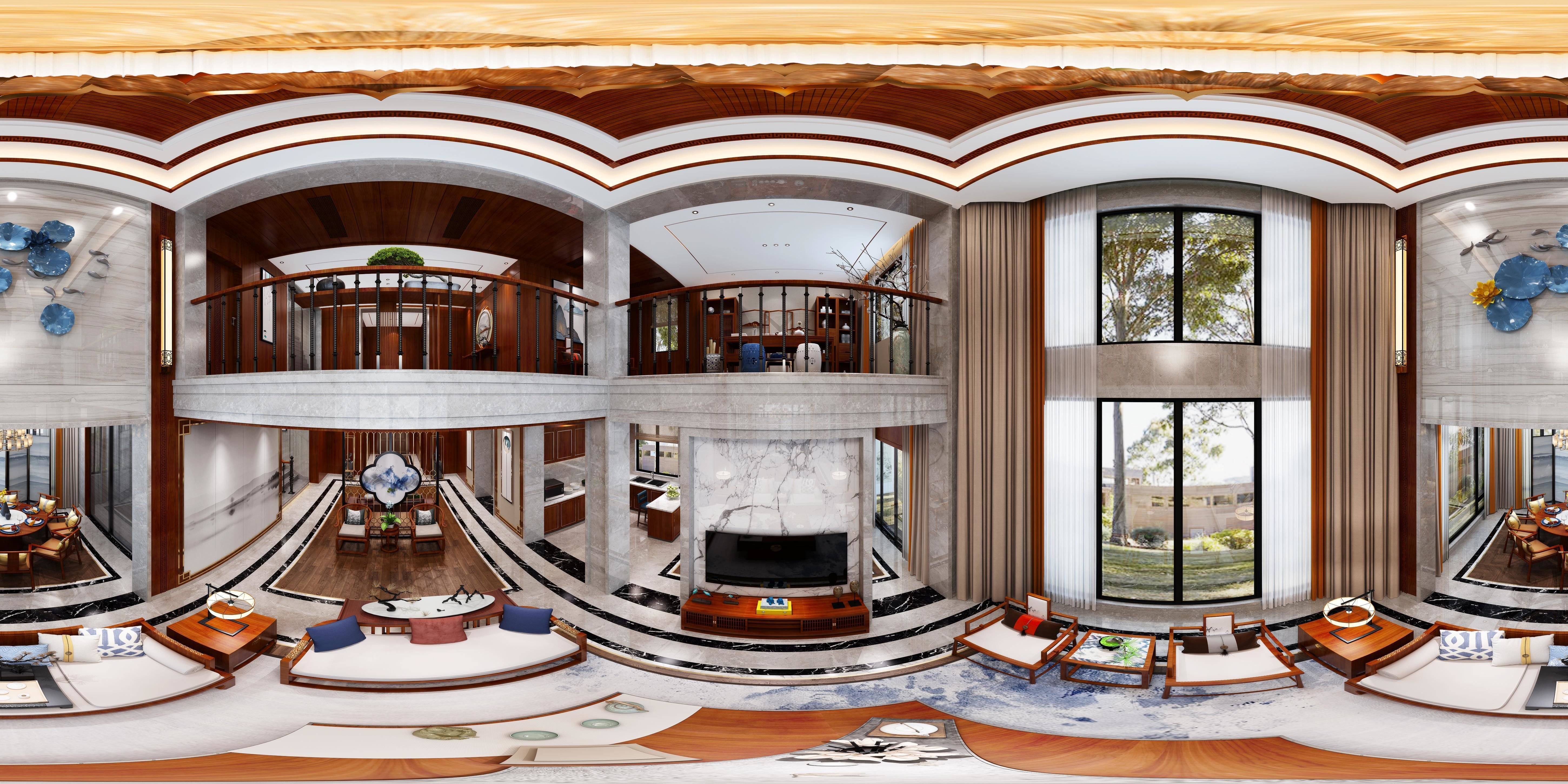 restaurant room style and tea 3D model_5