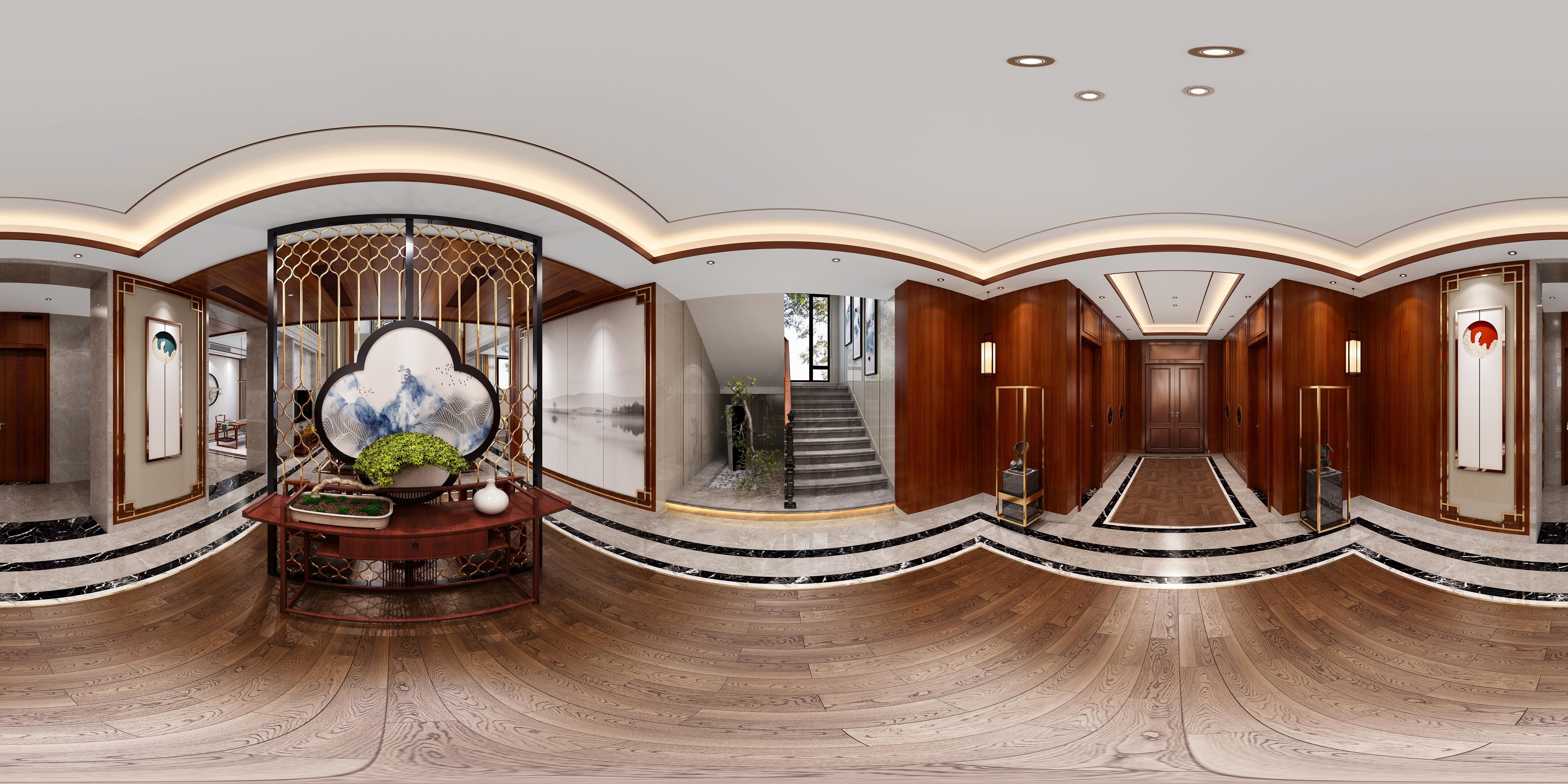 restaurant room style and tea 3D model_9