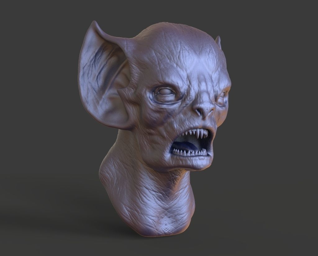 HEAD-F16  high poly sculpt 3D model 3D model_1