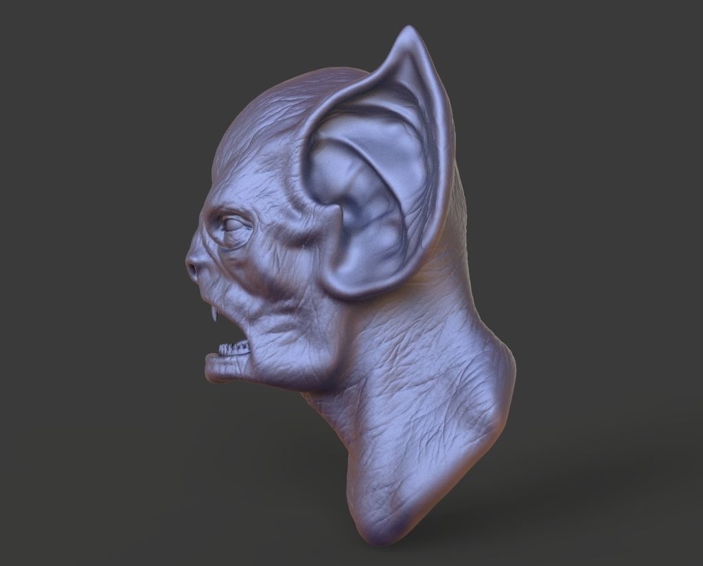 HEAD-F16  high poly sculpt 3D model 3D model_3