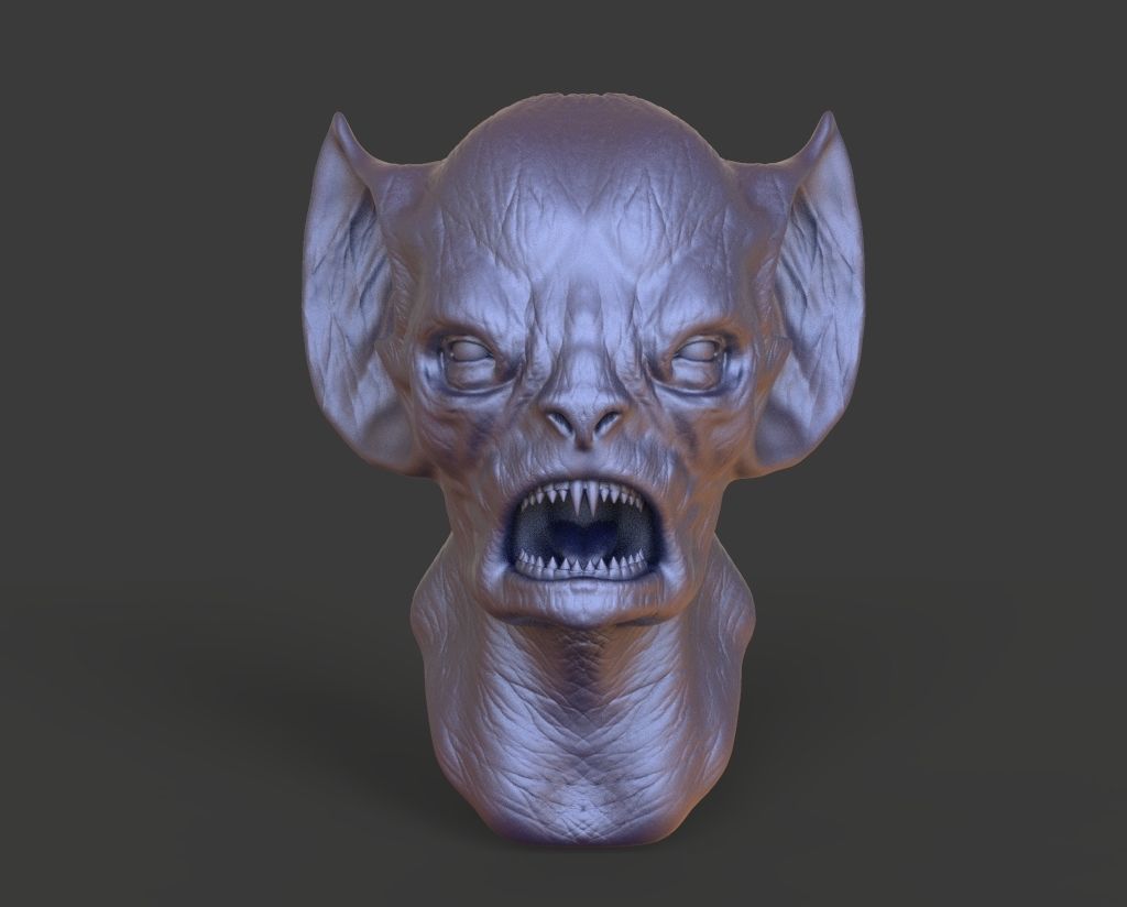 HEAD-F16  high poly sculpt 3D model 3D model_2