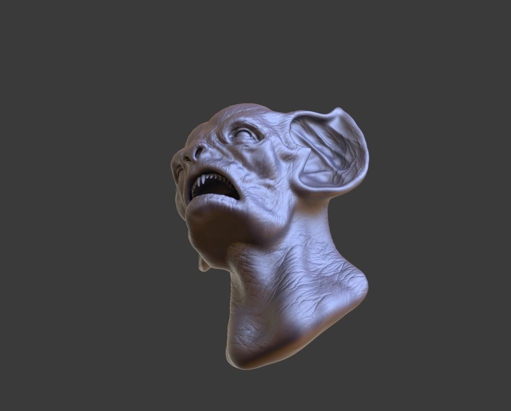 HEAD-F16  high poly sculpt 3D model 3D model_5