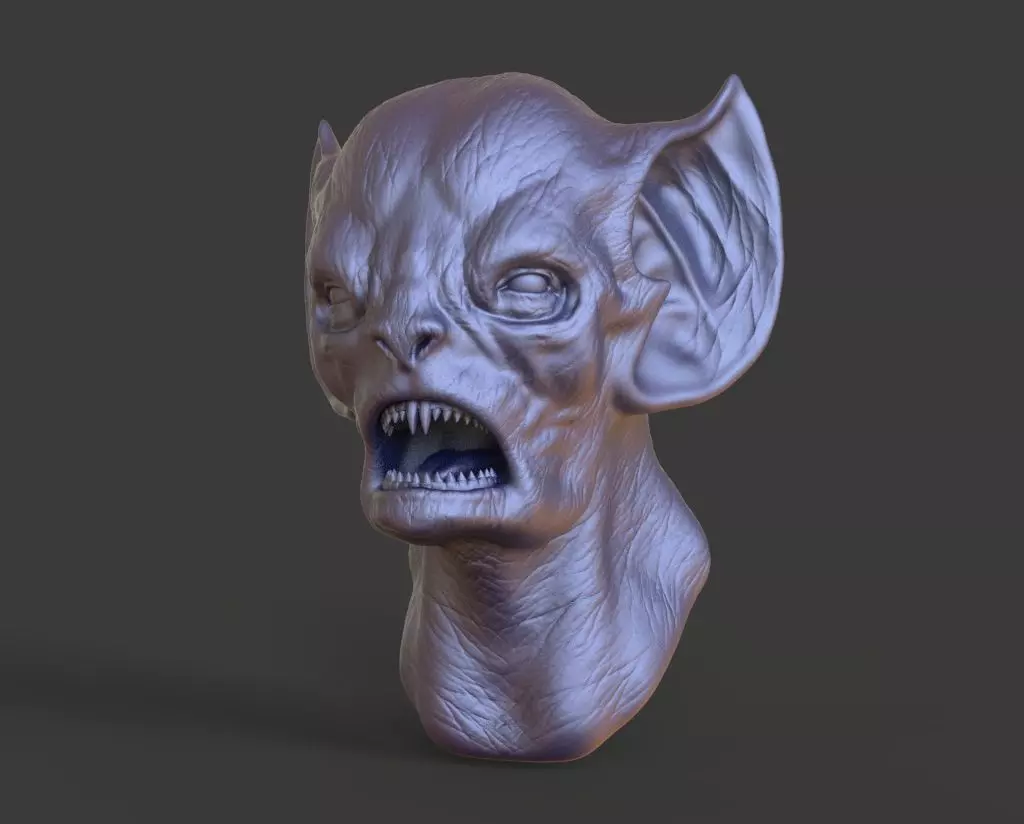 HEAD-F16  high poly sculpt 3D model 3D model_0