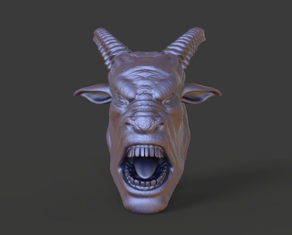 HEAD-F17  high poly sculpt 3D model 3D model_2