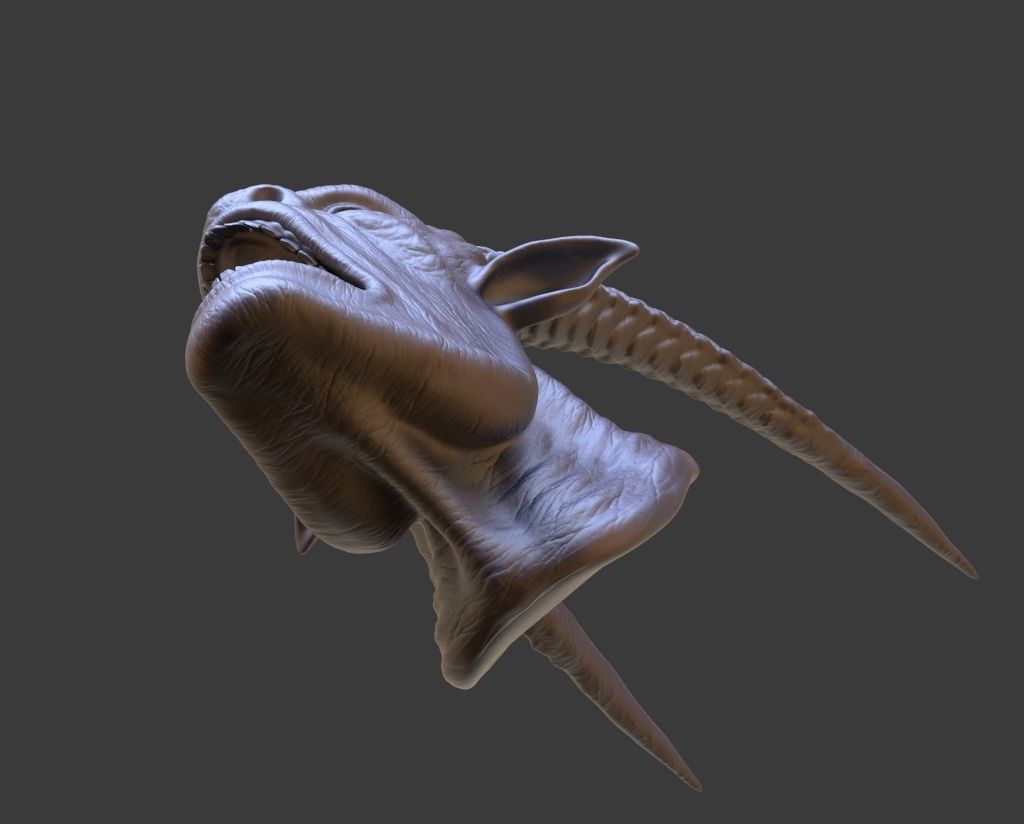 HEAD-F17  high poly sculpt 3D model 3D model_6