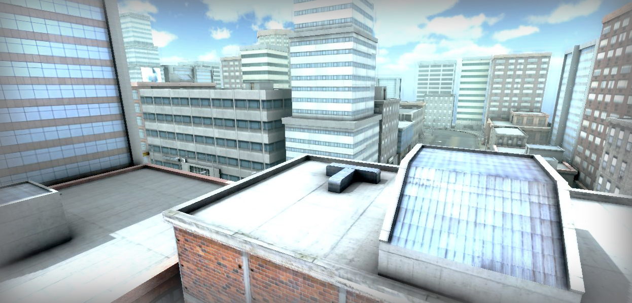 Urban City Low-poly 3D model_2