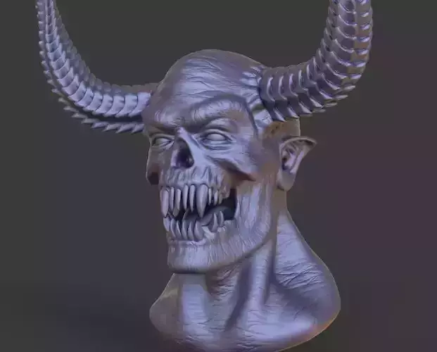 HEAD-F18 high poly sculpt 3D model 3D model