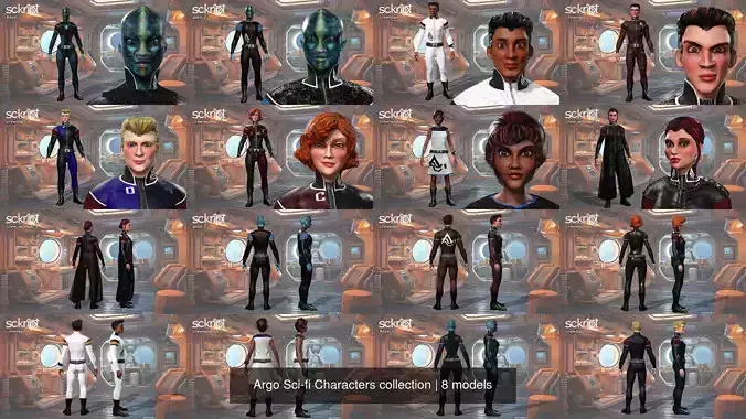 Argo Sci-fi Characters collection