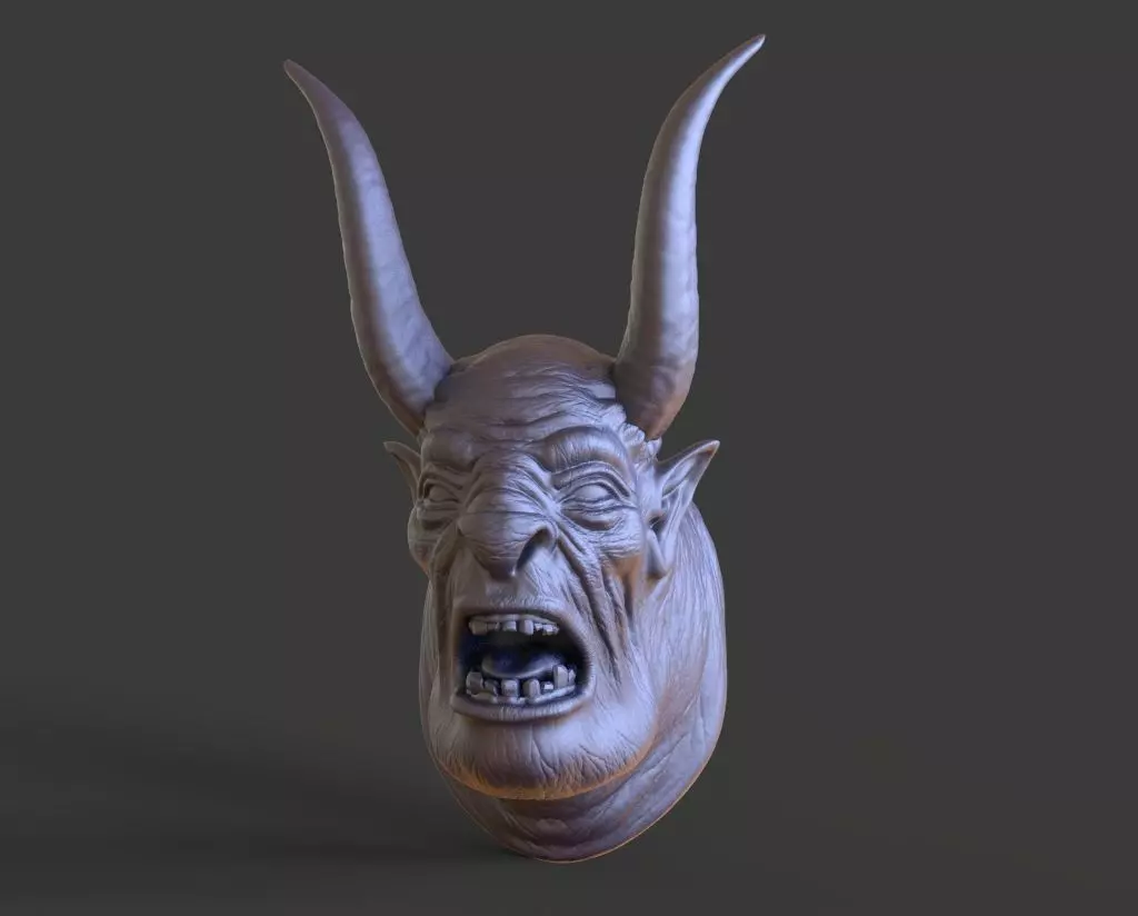 HEAD-F19  high poly sculpt 3D model 3D model_0