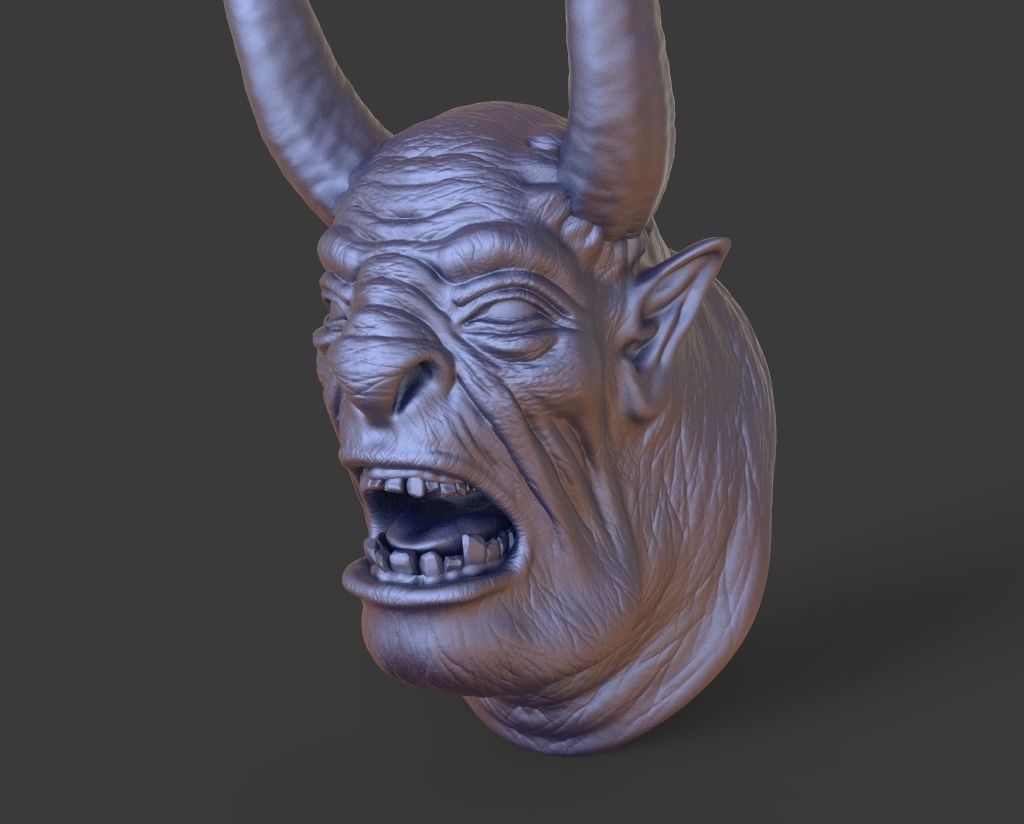 HEAD-F19  high poly sculpt 3D model 3D model_1