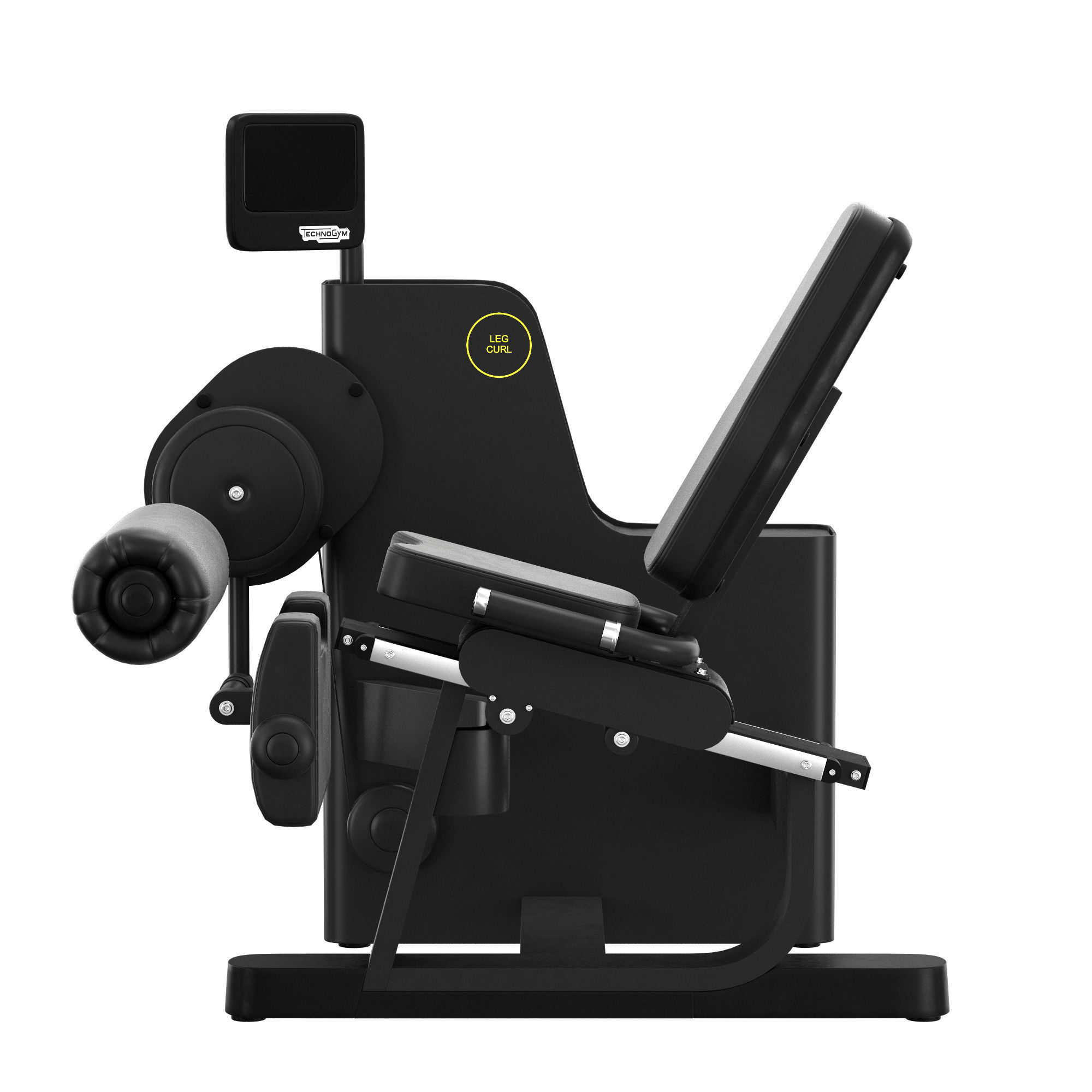Biostrength Leg Curl 3D model_3