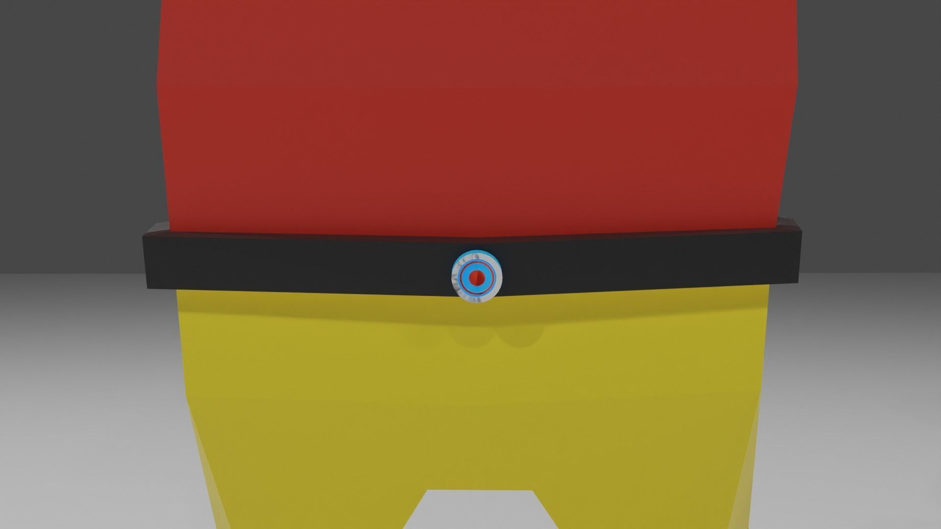 low poly man Low-poly 3D model_1