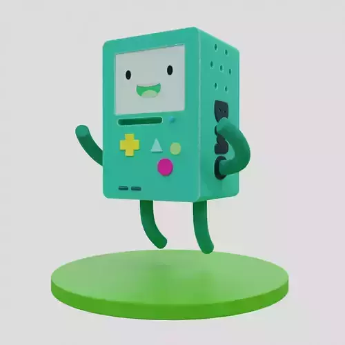 BMO - Adorable 3D Cartoon Character Model