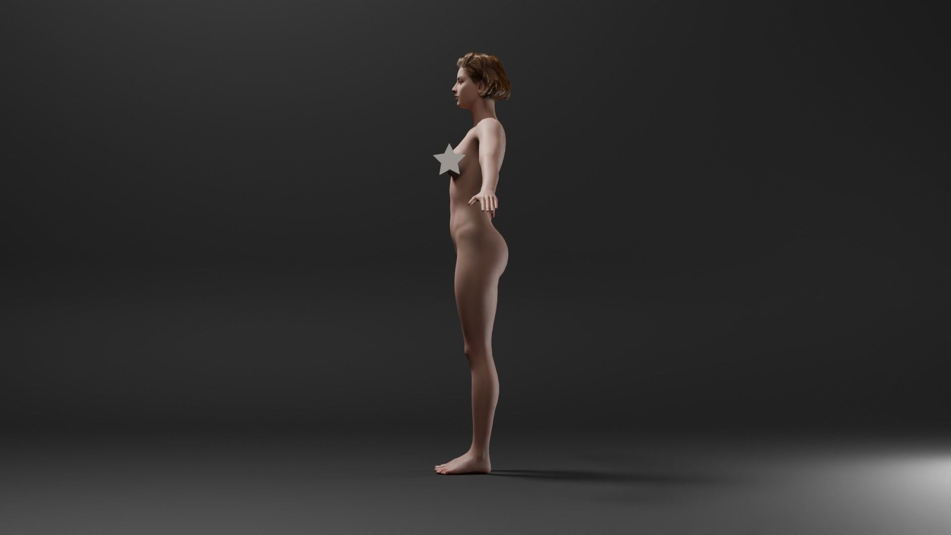 Realistic Female - Dianne 3D model_4